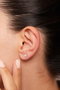 Heliophilia Silver Pendientes de Plata de Ley 925 en Rosa